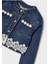 Yazlık Kız Denim Ceket Koyu Mavi 4