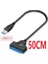 A4706 USB 3.0 Yüksek Hızlı 2.5 Inç Sata SSD ve HDD Harddisk Kablosu 50CM 4