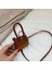 Süet Kahverengi Tarzı Kadın Dekorasyon Çanta Süper Mini Kulak Kız Ins Sıcak Tasarımcı Tote Çanta Süet Moda Crossbody Messenger Çanta Çanta (Yurt Dışından) 1