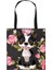 STDGOUG63 Stili S 34.5X34.5CM Alman Çoban Boston Terrier Bulldog Husky Köpek Nedensel Tote Çanta Kadın Çanta Bayan Omuz Çantaları Kanvas Alışveriş Çantası (Yurt Dışından) 4