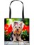 STDGOUG63 Stili S 34.5X34.5CM Alman Çoban Boston Terrier Bulldog Husky Köpek Nedensel Tote Çanta Kadın Çanta Bayan Omuz Çantaları Kanvas Alışveriş Çantası (Yurt Dışından) 5