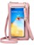 Pembe Tarzı Kadın Ekranı Dokunmatik Telefon Çantaları Bayanlar Crossbody Omuz Cüzdanı Cep Telefonu Için Pu Kart Sahibinin (Yurt Dışından) 1