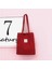 Kırmızı Stil Abay Kadın Omuz Çantası Orduroy Crossbody Kadın Çanta Yeniden Kullanılabilir Alışveriş Çantası Rahat Çanta Kadın Öğrenci Basit Omuz Çantası (Yurt Dışından) 1