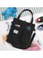 Siyah-B Tarzı Large Capacity Women's Canvas Bag New Casual All-Match Shoulder Bag Messenger Bag Student Zipper Handbag School Bag (Yurt Dışından) 1