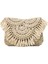 F Tipi Stili Kadınlar Için Yaz Hasır Çanta El Yapımı Püskül Plaj Çantası Rafya Rattan Dokuma Çanta Tatil Omuz Crossbody Çanta Debriyaj (Yurt Dışından) 1