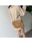 F Tipi Stili Kadınlar Için Yaz Hasır Çanta El Yapımı Püskül Plaj Çantası Rafya Rattan Dokuma Çanta Tatil Omuz Crossbody Çanta Debriyaj (Yurt Dışından) 3
