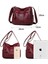 Burgundy Style 1 Style Wome Için Yumuşak Pu Deri Crossbody Çanta Lüks Çanta Kadın Çanta Tasarımcısı Yüksek Li Omuz Messenger Çanta Ana Kesesi (Yurt Dışından) 5
