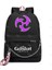CG0010216 Stili Anime Ge Darbe Sırt Çantası USB Bağlantı Noktası Okul Çantası 3D Desen Sırt Çantası Öğrenci Gençler Okul Kitap Seyahat Dizüstü Bilgisayar Mochilas (Yurt Dışından) 4