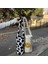 Çiçek B Tarzı Fashion Smiley Women Water Cup Shoulder Bag Soft Plush Portable Girls Student Bottle Bucket Bags Cute Cow Pattern Purse Handbags (Yurt Dışından) 2