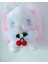 Mavi Göz Stili Kızlar Için Yeni Japon Lolita Omuz Çantaları Cosplay Peluş Dantel Lop Kulak Tavşan Inci Messenger Çanta Küçük Oyuncak Telefon Para Çantası (Yurt Dışından) 1