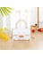 Beyaz Stil Mini Fashio Yeni Küçük Omuz Bgas Jöle Sevimli Crossbody Çanta Kadın Tote Inci Saplı Çantalar En-Hanlde-Çantaları (Yurt Dışından) 1