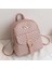 Koyu Haki Stili Baskı Retro Mektup Lüks Tasarımcı Pu Deri Kadınlar Için Küçük Sırt Çantası Yenı Trendy Kız Öğrencileri Sırt Çantaları Seyahat Çantası Mochila (Yurt Dışından) 3