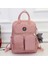 Pembe Tarzı 27X10X38CM 2021 Moda Kadın Sırt Çantası Su Geçirmez Naylon Yumuşak Saplı Katı Çok Cep Seyahat Fermuar Mochila Feminina Kese Dos Okul Çantaları (Yurt Dışından) 1