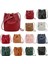 Litchi Yeşil Tarzı Moda Kova Omuz Çantası Kadın Ipli Crossbody Çanta Kadın Postacı Çantaları Bayanlar Sentetik Deri Çanta (Yurt Dışından) 2