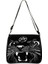 YXBWITHC14CW Stili 25CMX30CM Sevimli Siyah Kedi Cadı Messenger Çanta Kadın Çanta Tuval Koltukaltı Omuz Çantaları Büyücülük Kafatası Kız Gotik Crossbody Çanta Hediye (Yurt Dışından) 1