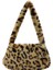 Sarı Leopar Tarzı Fashion Women's Bag Trend Baguette Bag Plush Animal Print Shopper Purses Female Autumn Handbag Shoulder Underarm Bag (Yurt Dışından) 1