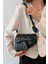 Beyaz Stil Düzensiz Retro Basit Messenger Eyer Çanta Örgülü Omuz Askısı Batı Moda Koltukaltı Çanta Kadın (Yurt Dışından) 4