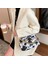 Inek Tarzı 27.5X7X15CM Fashi On Zebra Desen Omuz Çantası Kadın Pu Deri Pileli Çanta Lüks Zincirler Crossbody Çanta Inek Desen Messenger Çanta Bolso (Yurt Dışından) 4