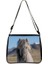 YXBMAC19CW Stili 25CMX30CM Hayvan At Baskı Omuz Çantası Kadın Eğlence Çanta Taşınabilir Kanvas Messenger Çanta Bayanlar Küçük Retro Debriyaj Kadın Çapraz Çanta (Yurt Dışından) 1