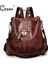 Siyah Stil 35CM x 32CM x 15CM Lüks Tasarımcı Kadın Seyahat Sırt Çantası Büyük Kapasiteli Dayanıklı Pu Deri Kadın Sırt Çantası Pretty Style Kız Okul Sırt Çantası Sac (Yurt Dışından) 2
