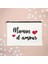 W00538-TBWH-D Stili Maman D'amour Aşk Anne Baskılı Kadın Makyaj Çantası Sonsuza Kadar Sevgi Dolu Anne Pamuk Kılıfı Depolama Organizatör Anne Için Noel Hediyesi (Yurt Dışından) 1