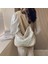 Beyaz Stil 42CMX29CMX13CM Yeni Büyük Kapasiteli Çanta Kış Tüy Aşağı Kadınlar Için Omuz Çantası Beyaz Uzay Ped Pamuklu Bez Çantalar Bayanlar Crossbody Çanta Kesesi (Yurt Dışından) 3