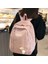 Gri Stil Ayı Iğnesi ile Şerit Sevimli Kadife Kadın Sırt Çantası Schoolbag Genç Kız Erkek Için Lüks Harajuku Kadın Moda Çanta Öğrenci Bayan Kitap Paketi (Yurt Dışından) 3