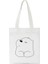 No.11 Stili 28X33CM Karikatür Eğlenceli Ayı Alışveriş Çantası Alışveriş Çantası Tote Çanta Yaz Omuz Kanvas Çanta Büyük Kapasiteli Vahşi Messenger Çanta Sevimli Eğlenceli Çanta (Yurt Dışından) 1