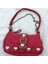 Kırmızı Stil 23X12X5CM Xiuya Harajuku Vintage Kadın Omuz Çantası Gül Kırmızı Kalp Japon Goth Lolita Çanta Kadın Çanta Cep Telefonu Kılıfı Çanta (Yurt Dışından) 1