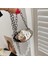 Gümüş Tarzı Lüks Mini Kadın Metal Kabuk Çanta Crossbody Çanta Kadın Boncuklu Zincir Çanta Parti Ruj Tuşları Bolsa Akşam Göğüs Bel Paketi (Yurt Dışından) 1