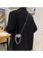 Gümüş Tarzı Lüks Mini Kadın Metal Kabuk Çanta Crossbody Çanta Kadın Boncuklu Zincir Çanta Parti Ruj Tuşları Bolsa Akşam Göğüs Bel Paketi (Yurt Dışından) 3