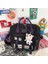 Siyah Stil Sadece-Çanta Kadınlar Sevimli Inek Sırt Çantası Kadın Öğrenci Koleji Schoolbag Kız Rozeti Çok Fonksiyonlu Sırt Çantaları Kawaii Bayanlar Su Geçirmez Naylon Çanta (Yurt Dışından) 1