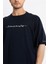 Oversize O-Yaka T-shirt Fmsuelto - Lacivert 5