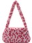 Pembe Leopar Stili Fashion Women's Bag Trend Baguette Bag Plush Animal Print Shopper Purses Female Autumn Handbag Shoulder Underarm Bag (Yurt Dışından) 1