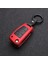 A-Karbon Kırmızısı Karbon Fiber Silikon Flip Araba Anahtarı Kapağı Kılıf Koruma Kabuk Audi A1 A3 A4 A6 Tt Allroad Q3 Q7 Rq5 Rs Anahtarlık (Yurt Dışından) 5