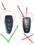 Kırmızı Anahtarlık Karbon Fiber Uzaktan Kumanda Araba Anahtarlık Anahtarlık Kılıf Ford Focus Mk3 Mk4 Kuga Kaçış Ecosport Yeni Fiesta, Akıllı Anahtar (Yurt Dışından) 2