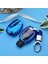 Anahtarlık ile Mavi Yüksek Li Pc + Tpu Anahtar Kılıfı Mercedes Benz A B R G Sınıfı Için Anahtar Kılıf Koruyucu Kabuk Tutucu Glk Gla W204 W251 W463 W176 (Yurt Dışından) 1
