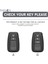 Metal Anahtarlık Moda Tpu Araba Uzaktan Anahtar Kılıfı Kabuk Fob Toyota Corolla Prius Camry Chr C-Hr Rav4 Altis Land Cruiser Prado Anahtarsız (Yurt Dışından) 3