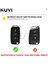 Siyah Tpu Araba Flip Anahtar Kılıfı Kabuk Volkswagen Vw Polo Golf Passat Tiguan Beetle Caddy T5 Up Eos Skoda Octavia Seat Leon Altea (Yurt Dışından) 5