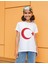 Ay Yıldız Beyaz Tişört Unisex T-Shirt 23 Nisan 1