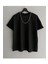 Erkek %100 Pamuk Unisex Oversize Bisiklet Yaka T-Shirt 2