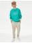 Slogan Desenli Yuvarlak Yaka Sweatshirt 2