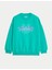 Slogan Desenli Yuvarlak Yaka Sweatshirt 4