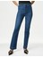 Yüksek Bel Slim Flare Jean Pantolon 2