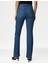 Yüksek Bel Slim Flare Jean Pantolon 3