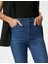 Yüksek Bel Slim Flare Jean Pantolon 4