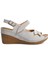 Elit SRY9988N Kadın Dolgu Topuk Sandalet Gri 3