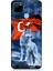 Realme C21Y Uyumlu Kurt Göktürk ve Bayrak Desenli Silikon Kılıf 1