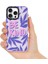 iPhone 14 Pro Uyumlu Kılıf Tara Reed Tasarımlı Youngkit Tiger Rhyme Kapak Mor 2
