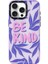 iPhone 14 Pro Uyumlu Kılıf Tara Reed Tasarımlı Youngkit Tiger Rhyme Kapak Mor 3
